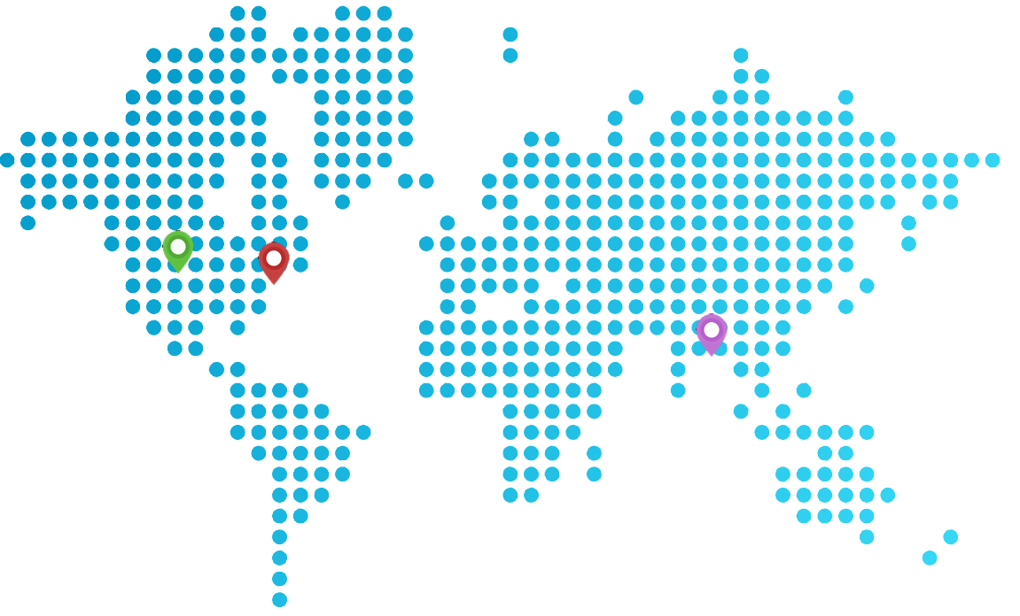 World Map of Citygate Office Locations